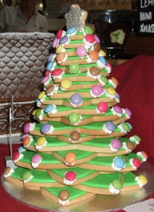 Cookie Christmas Tree with smarties